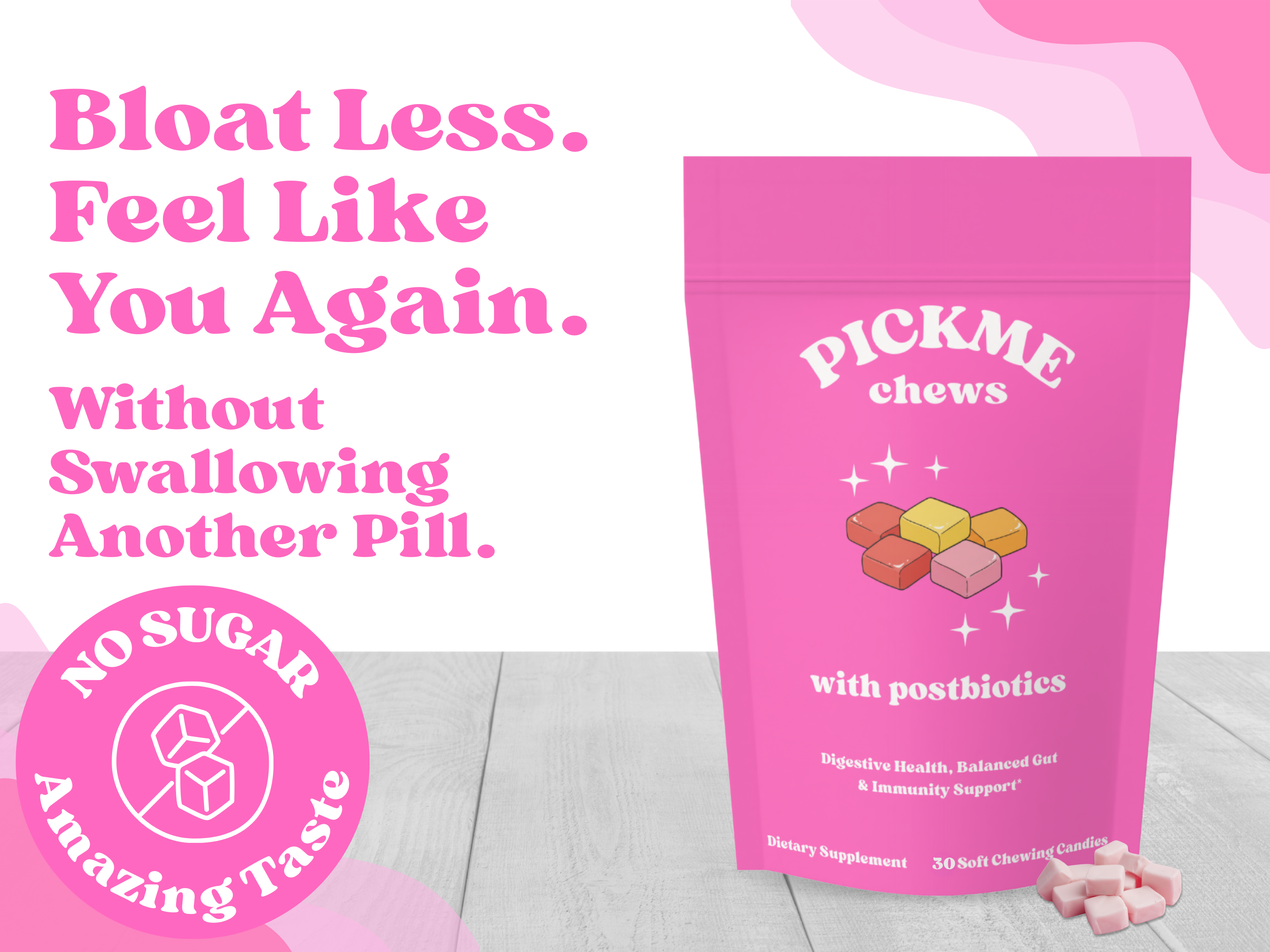 PickMe Chews with Postbiotics